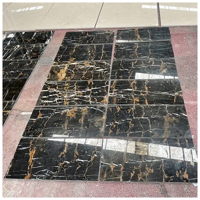 black and gold marble floor tiles