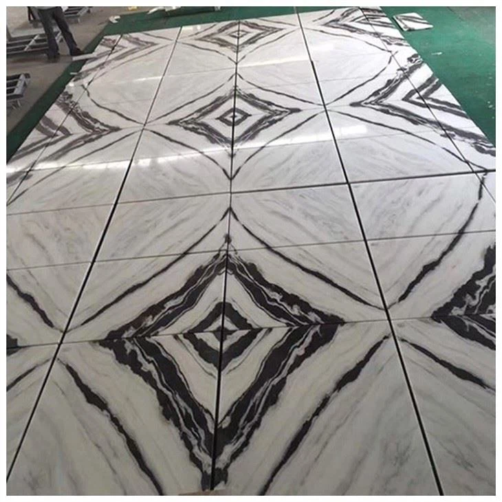 panda marble polished tile