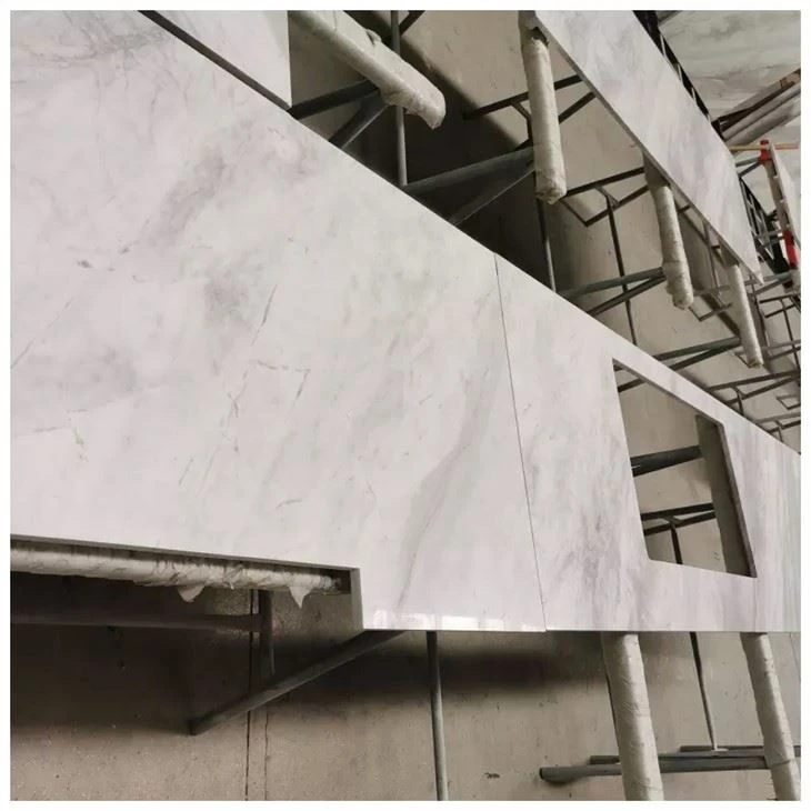 White Marble Kitchen Countertops