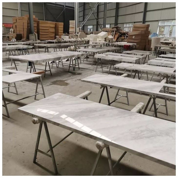 countertop white marble