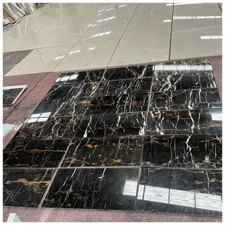 Black And Gold Marble Tiles