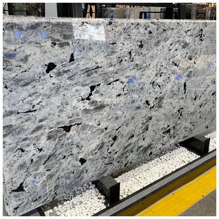 bianca labradorite granite slab