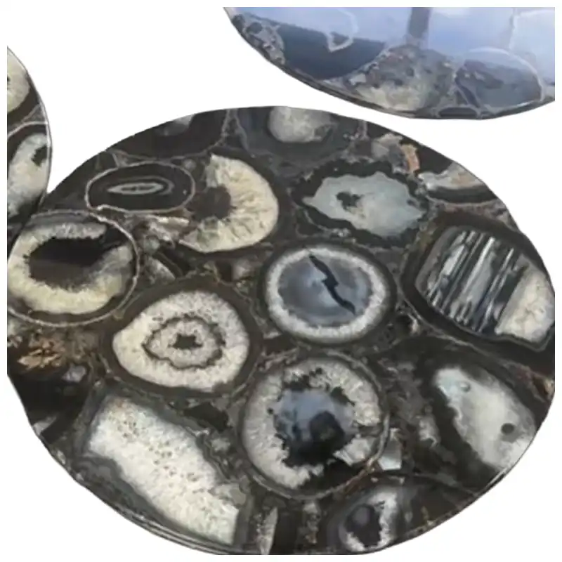 ব্ল্যাক এগেট কফি টেবিল