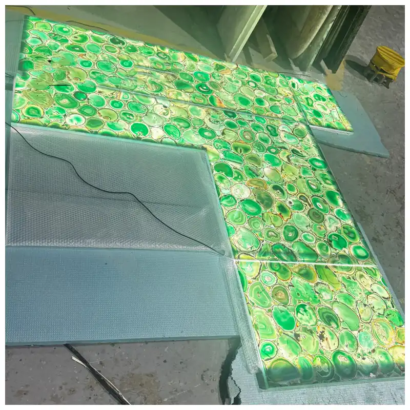 সবুজ Agate Countertops
