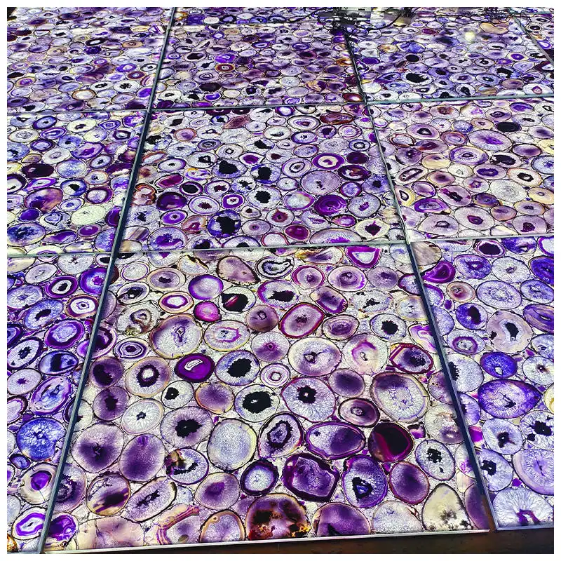 বেগুনি Agate টালি