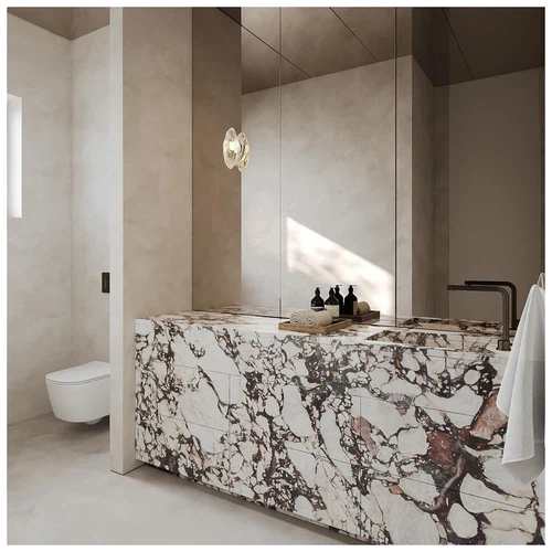 Calacatta Viola Marble Bathroom Vanity Design-KA UNITED Calacatta Viola Marble Bathroom Vanity Design-KA UNITED
