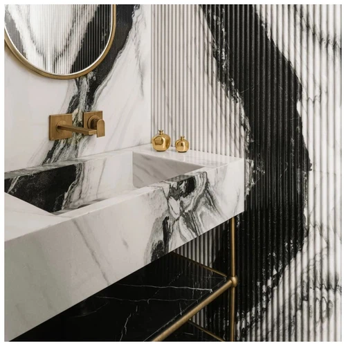 Panda Marble Bathroom Deco-KA UNITED Panda Marble Bathroom Deco-KA UNITED