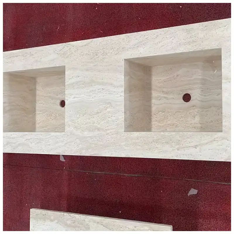 Ivory Travertine Integrated Vanity Sinks Ivory Travertine Integrated Vanity Sinks